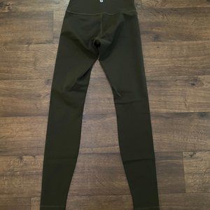 lululemon Align™ High-Rise Pant 28" - Dark Olive, Size 4